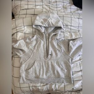 LULULEMON Scuba Half Zip in Feathered Grey